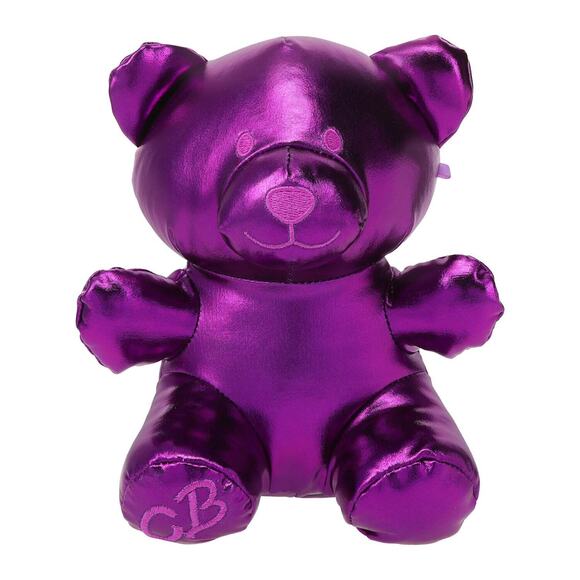 🔥Candy Bears Valentines Day Metallic Plush 8" Stuffed Animal Purple BNWT🔥 - Picture 3 of 3